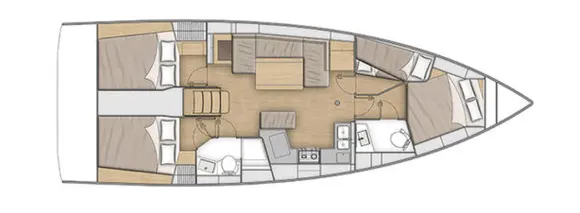 Oceanis 40.1 – 4 Cabin