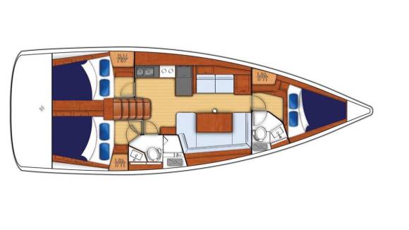 Sunsail 42.3 – 3 cabin