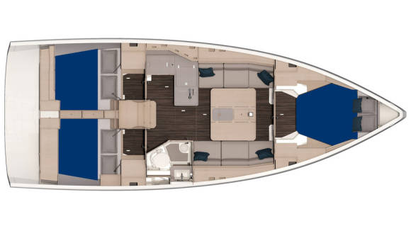 Sunsail 37.3 – 3 cabines