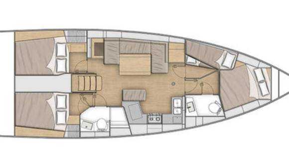 Oceanis 40.1 – 4 cabines