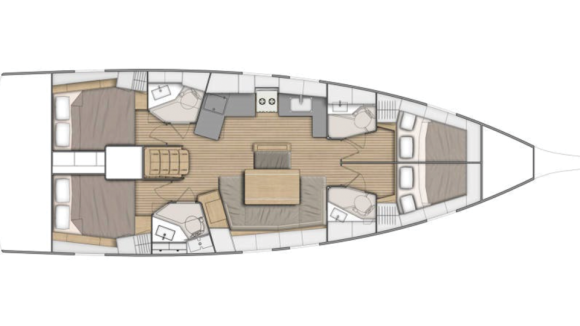 Sunsail 46 – 4 Cabin