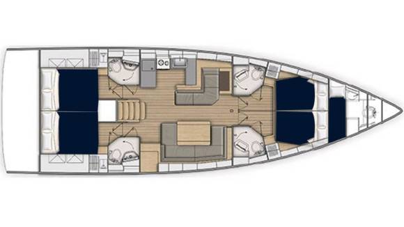 Sunsail 52.4 – 4 Cabin