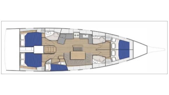 Sunsail Oceanis 46.1 – 5 cabines