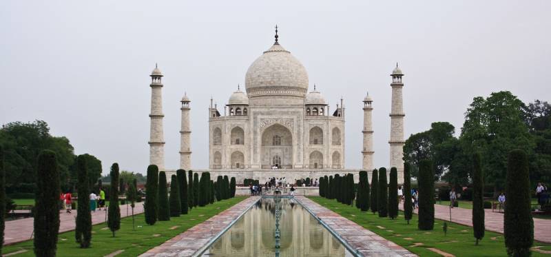 Panorama of Taj Mahal, Agra