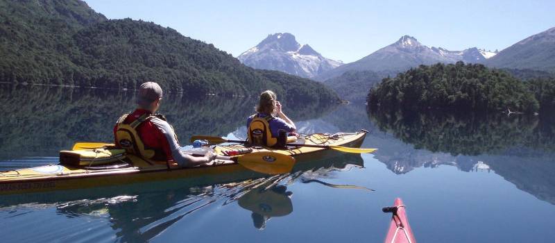 Mit dem Kajak die schönsten Seen Bariloches erkunden