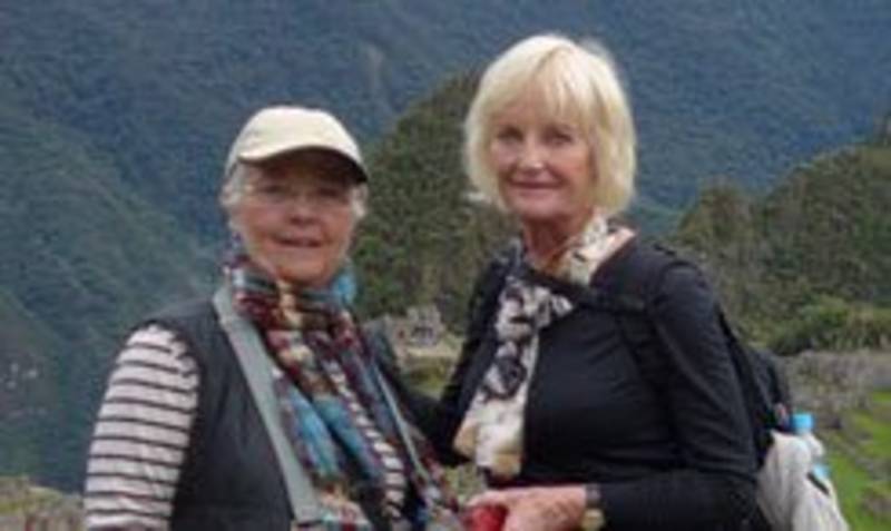Our Guests in front of Machu Picchu