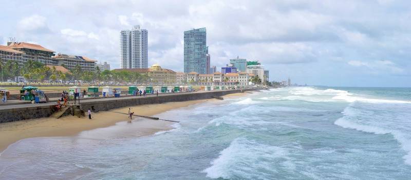 Colombo Sehenswürdigkeiten: Strand und Uferpromenade