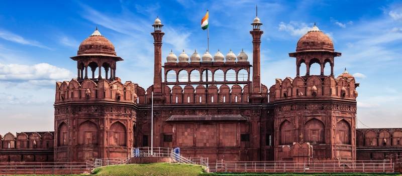 The Red Fort of New Delhi.