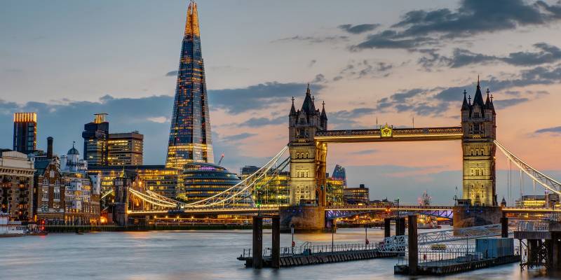 The Tower Bridge in London
