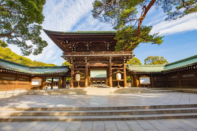 Meiji Shrine in Tokyo city