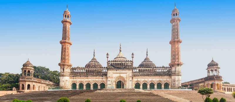 Die Afi Moschee in Lucknow