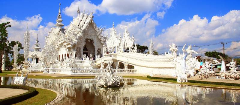 Thailand, Chiang Rai, Wat Rong Khun