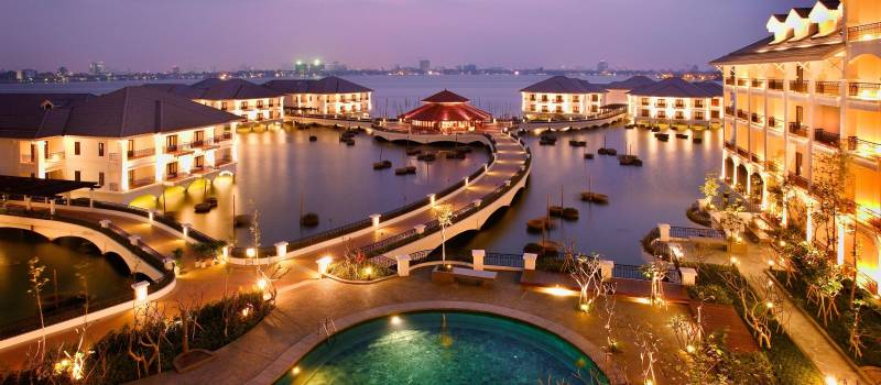 Overview of InterContinental Westlake Hotel, Hanoi, Vietnam