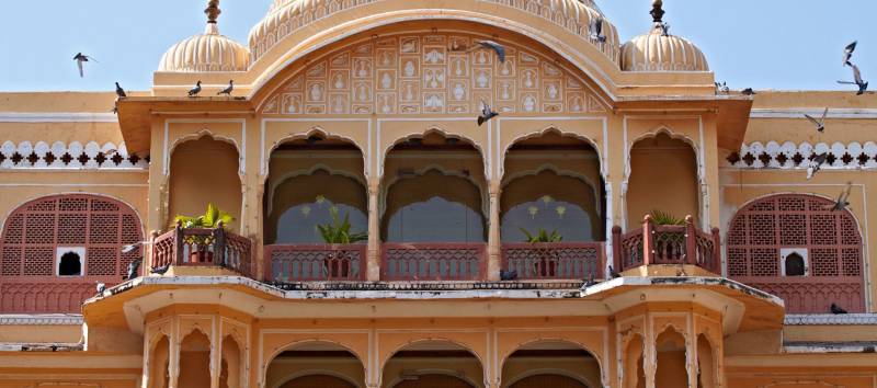 Enchanting Travels - India Tours- Samode Village-Samode Palace - Exterior