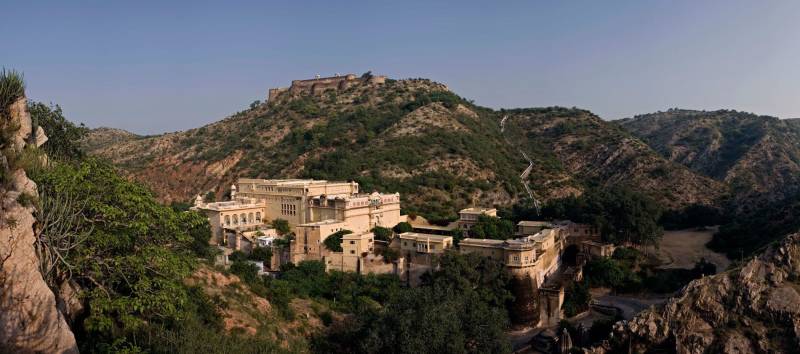 Enchanting Travels - India Tours- Samode Village-Samode Palace -View from above