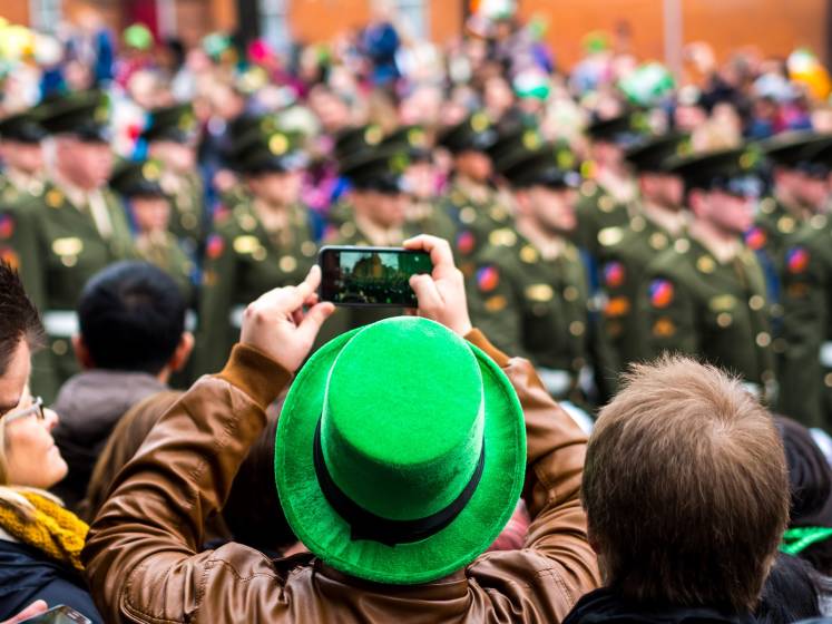 St. Patrick's day parade in Dublin, Ireland
