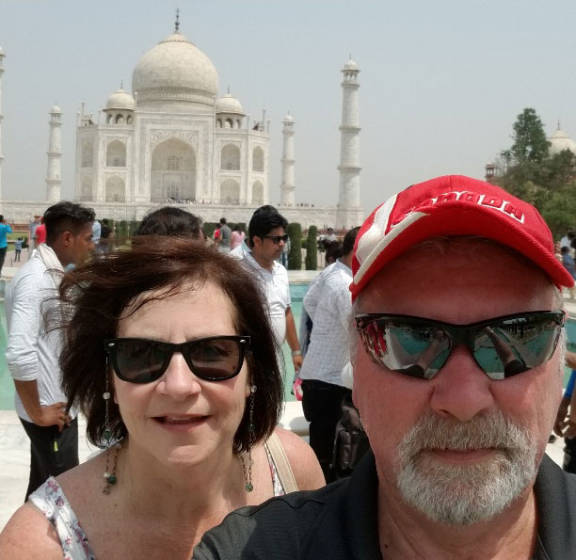 Enchanting Travels Guest traveled to India, Taj Mahal - Terry Runka