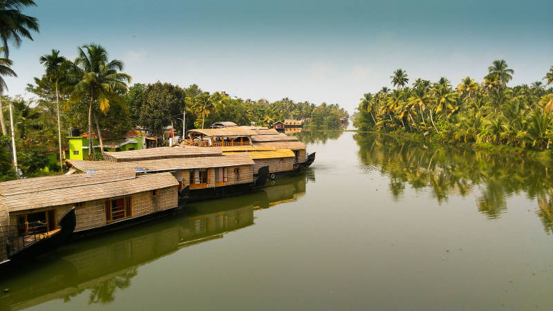 House Boat Kumarakom Kerala India