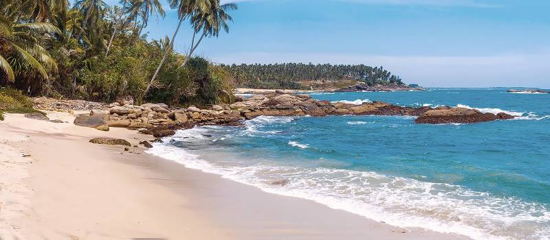 Tangalle Strand in Sri Lanka