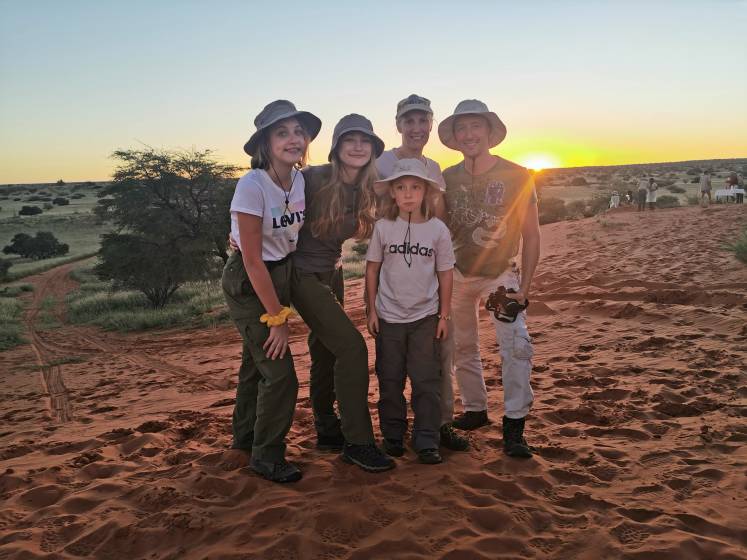 family vacation in Namibia
