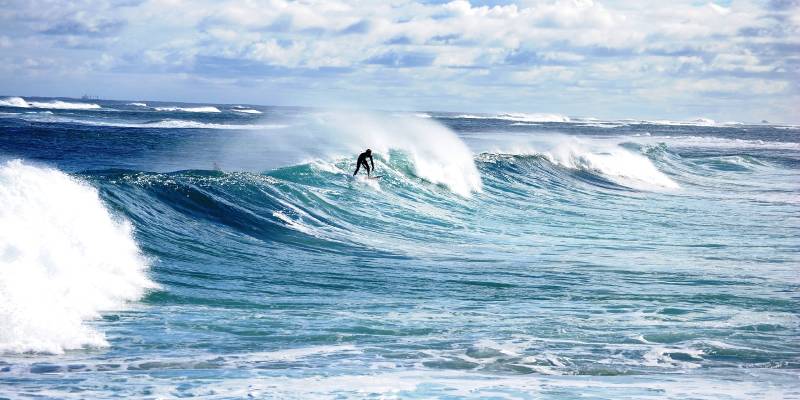 Surfer in Western Australia