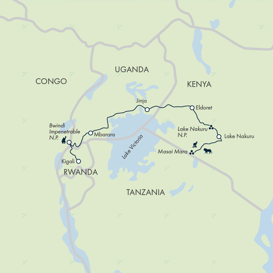 Gorillas & Masai Mara – Camping Reverse
