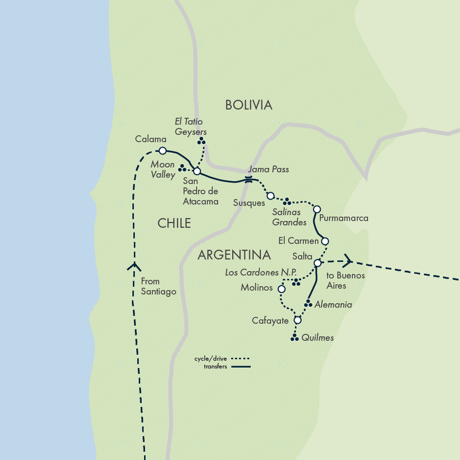 Cycle Chile & Argentina: Atacama to Salta