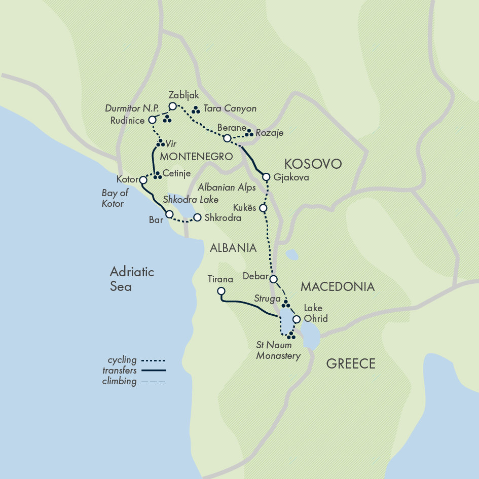 Cycle the Balkans