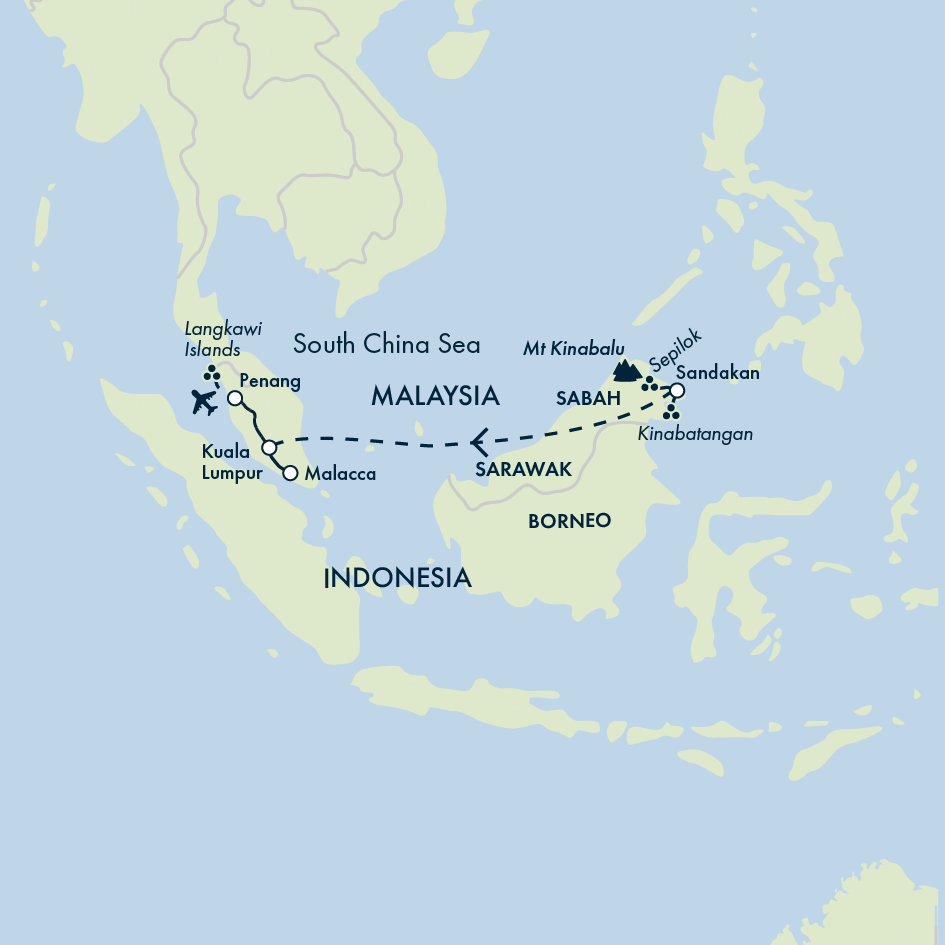Borneo & the Malaysian Peninsula