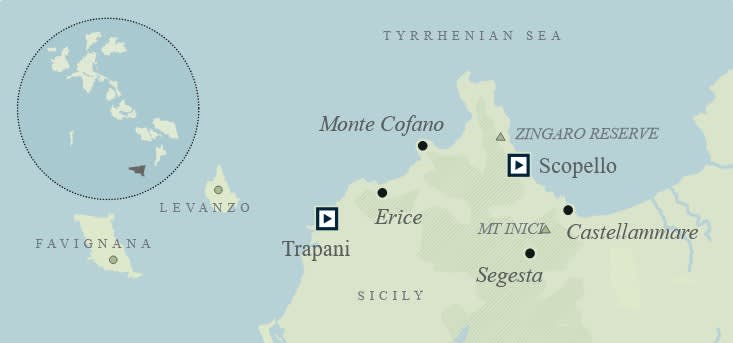 Walking the Highlights of Western Sicily Walk