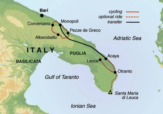 Highlights of Puglia Cycling