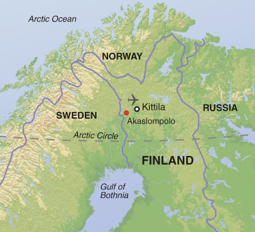 Cross-Country Skiing in Lapland