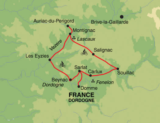 Dordogne Valleys and Villages Cycling