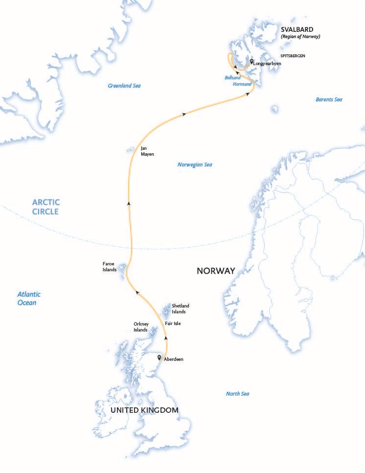 Arctic Saga: Spitsbergen, Faroes & Jan Mayen