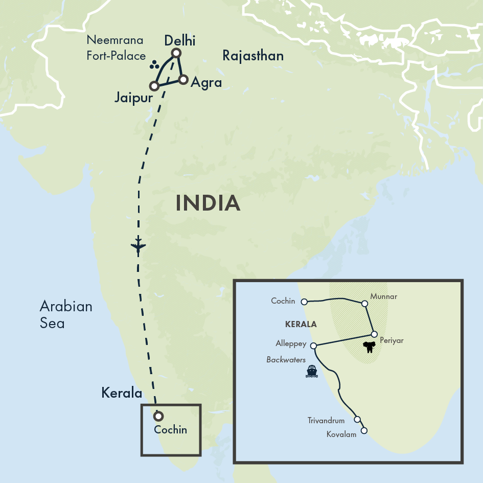 India’s North & South – Premium Adventure