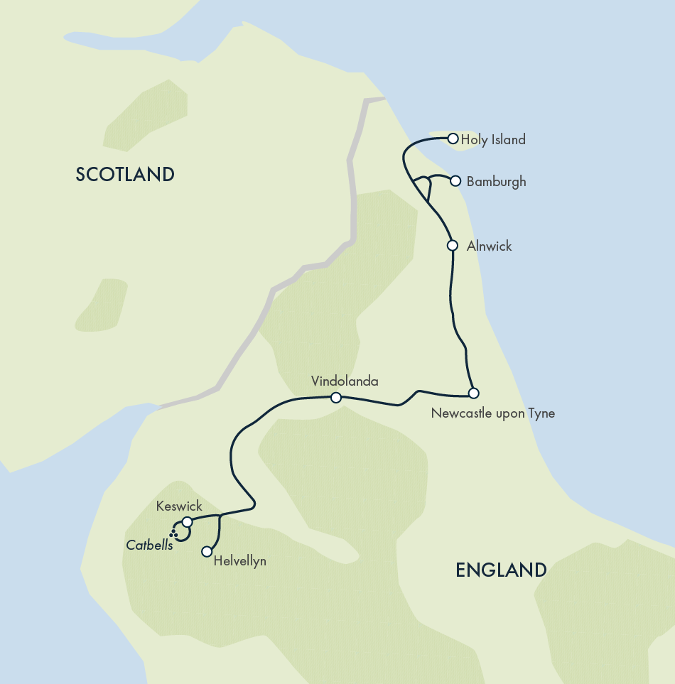 Hike Hadrian’s Wall and the Lake District