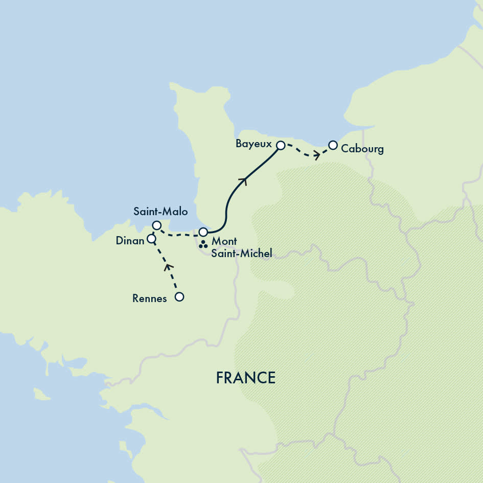 Cycle Northern France: Brittany to Normandy