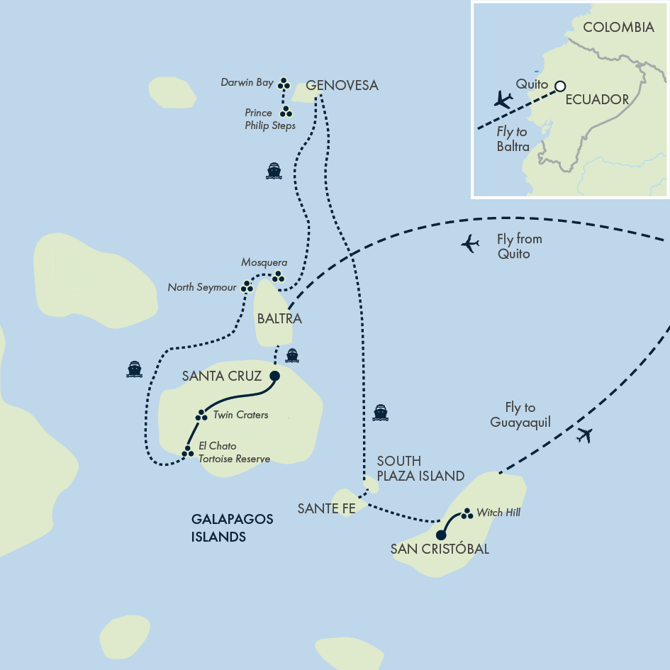 Galapagos Escape – Solaris (Itinerary B)