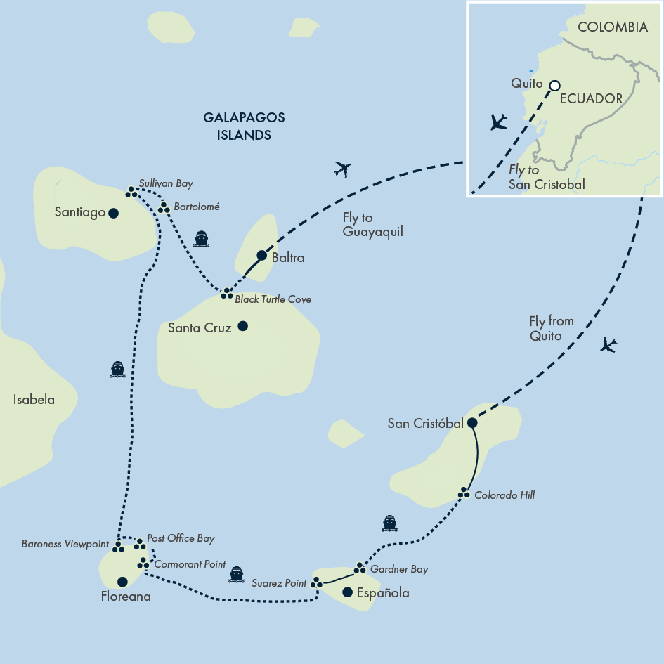 Galapagos Escape – Solaris (Itinerary C)