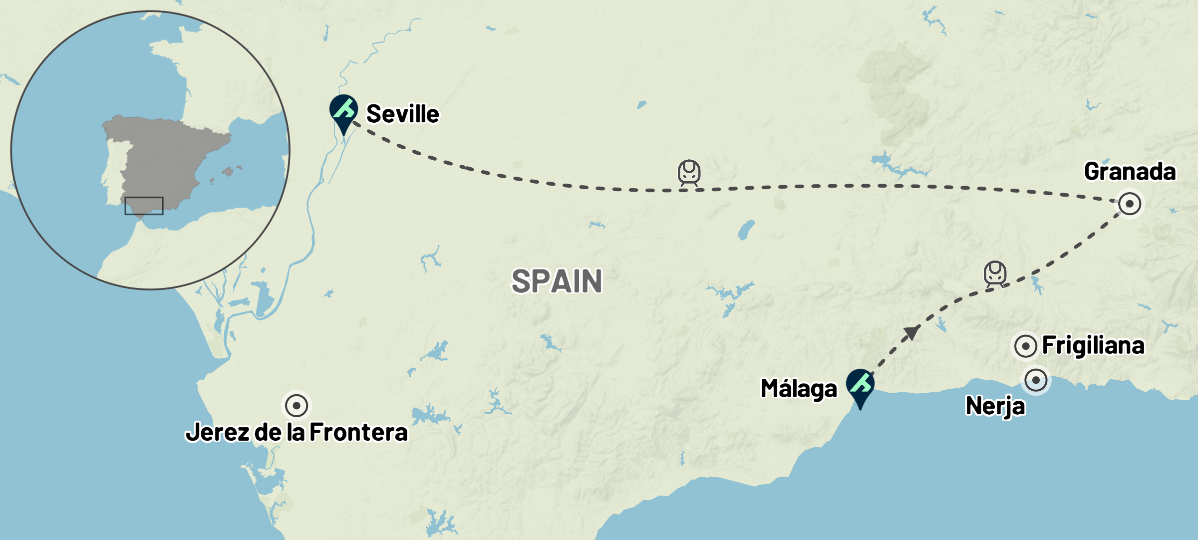 Three Cities of Andalucia