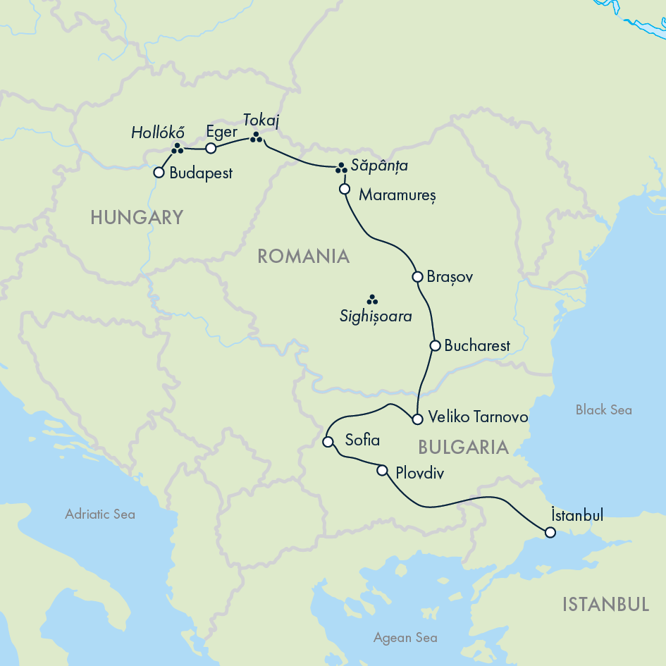 Budapest to Istanbul Adventure