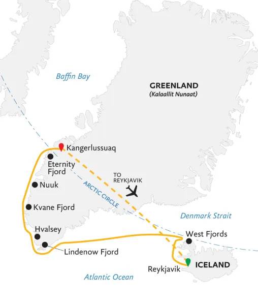 Iceland to Greenland: Mountains, Glaciers and the Westfjords