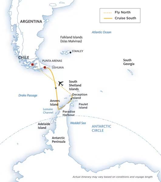 Antarctic Express: Sail South, Fly North via Buenos Aires