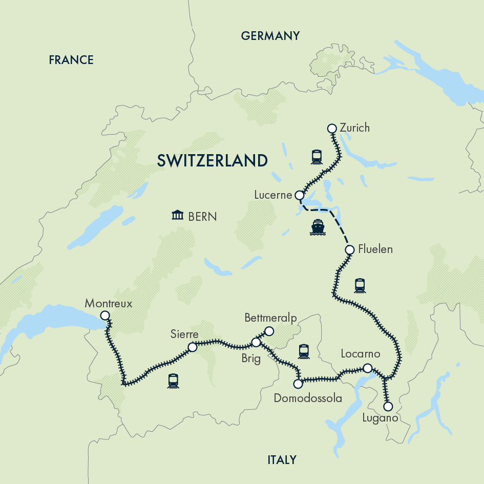 Discover Switzerland by Rail