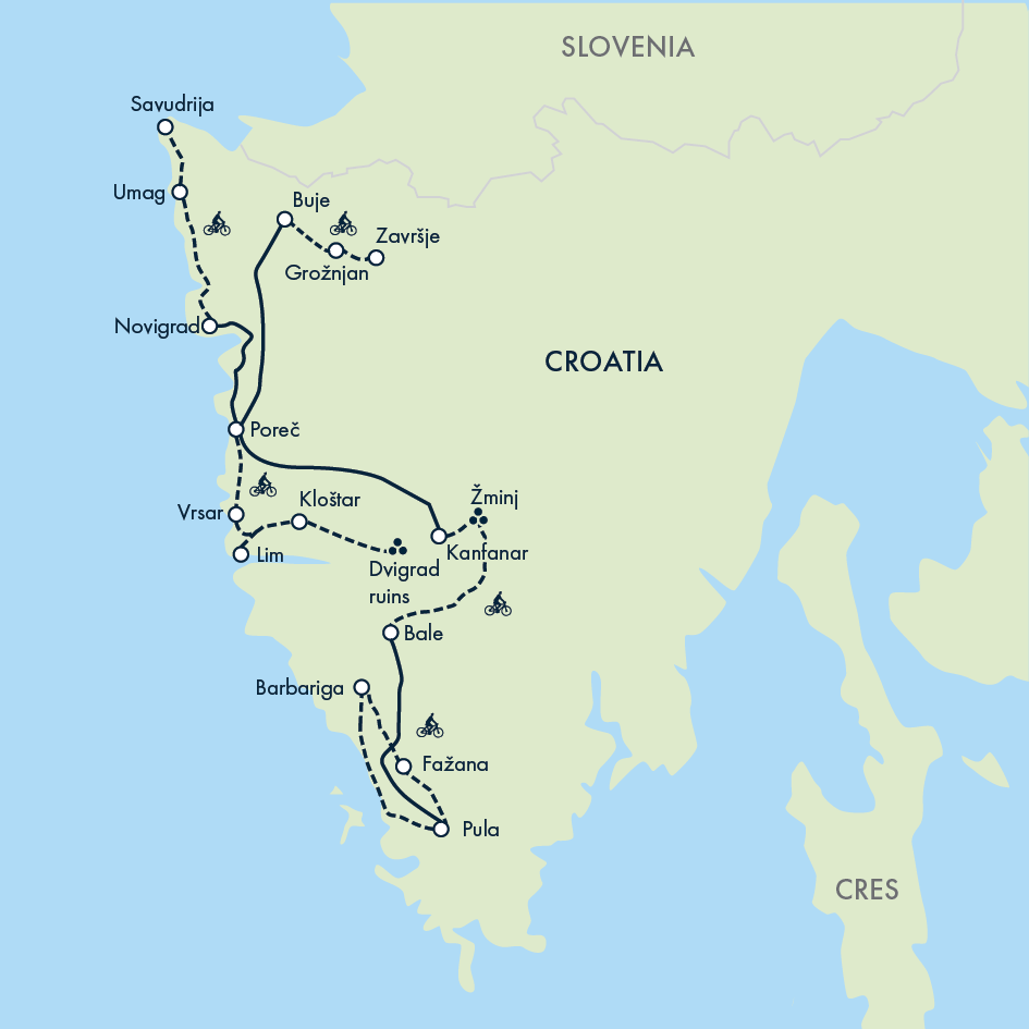 Cycling Croatia’s Istrian Peninsula