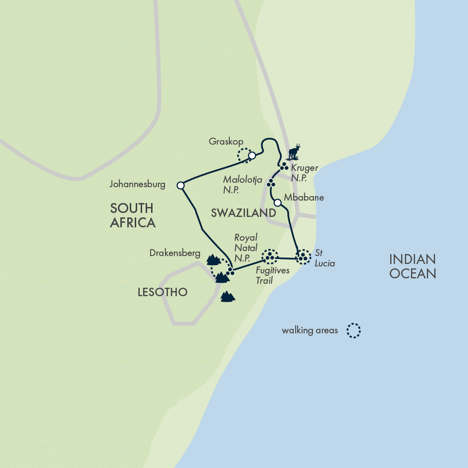 South Africa: Walking & Wildlife