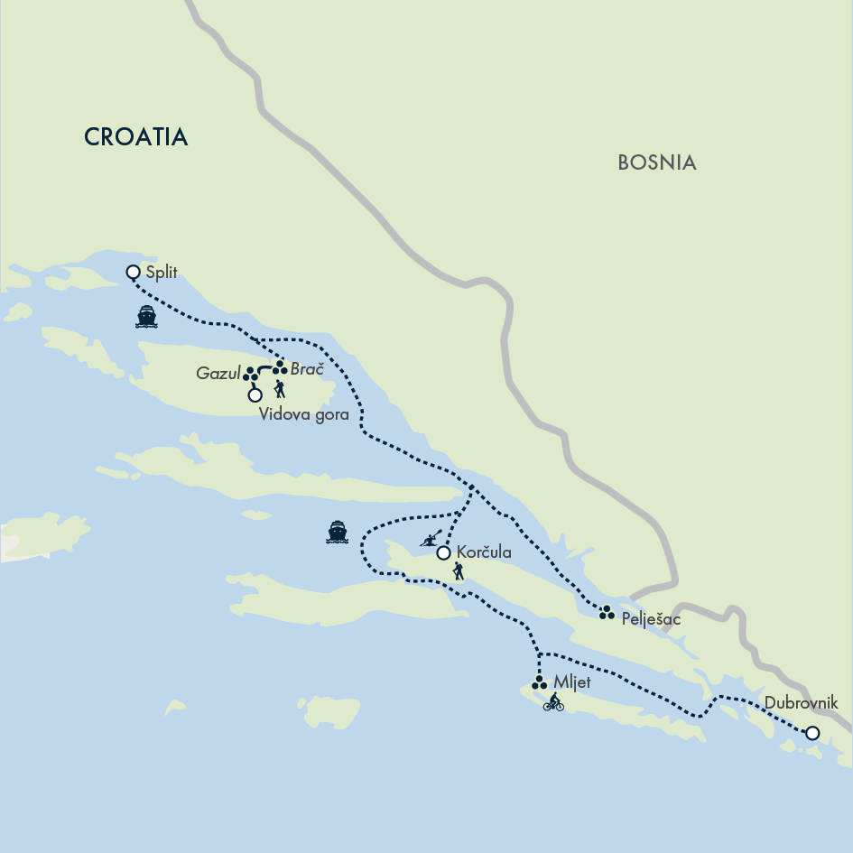 Active Croatia: Islands & Adriatic Coast