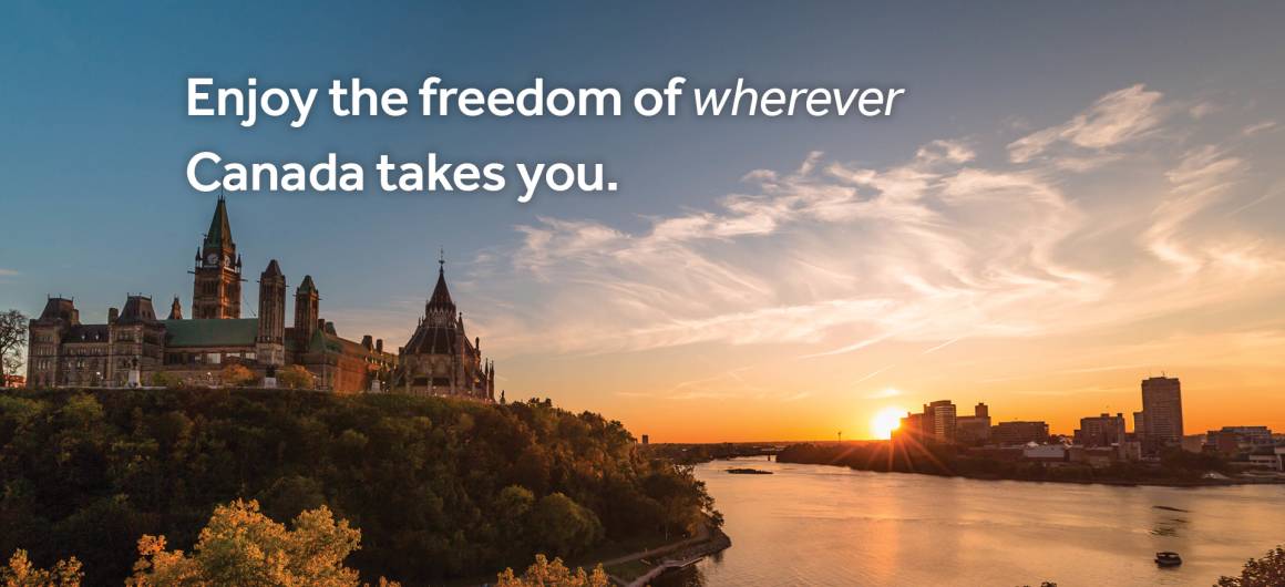 Enjoy the freedom of wherever Canada takes you