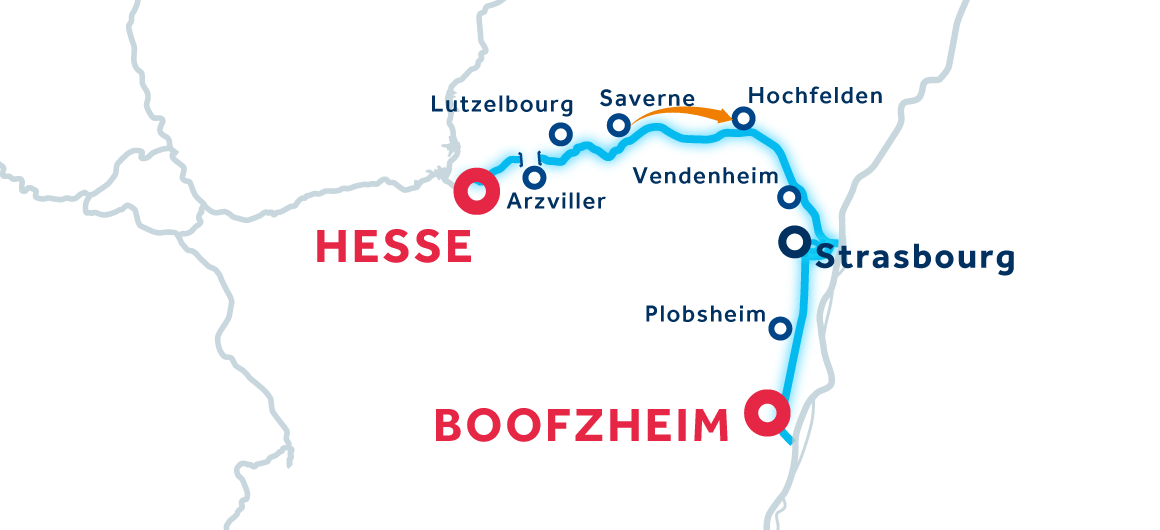 Saverne > Hochfelden map