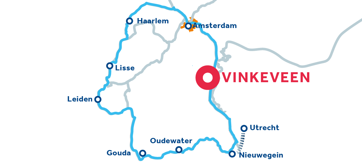 3-nachtenroute: Amsterdam (Vinkeveen) langs de Vecht